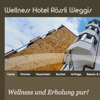 Hotelwebsite Design